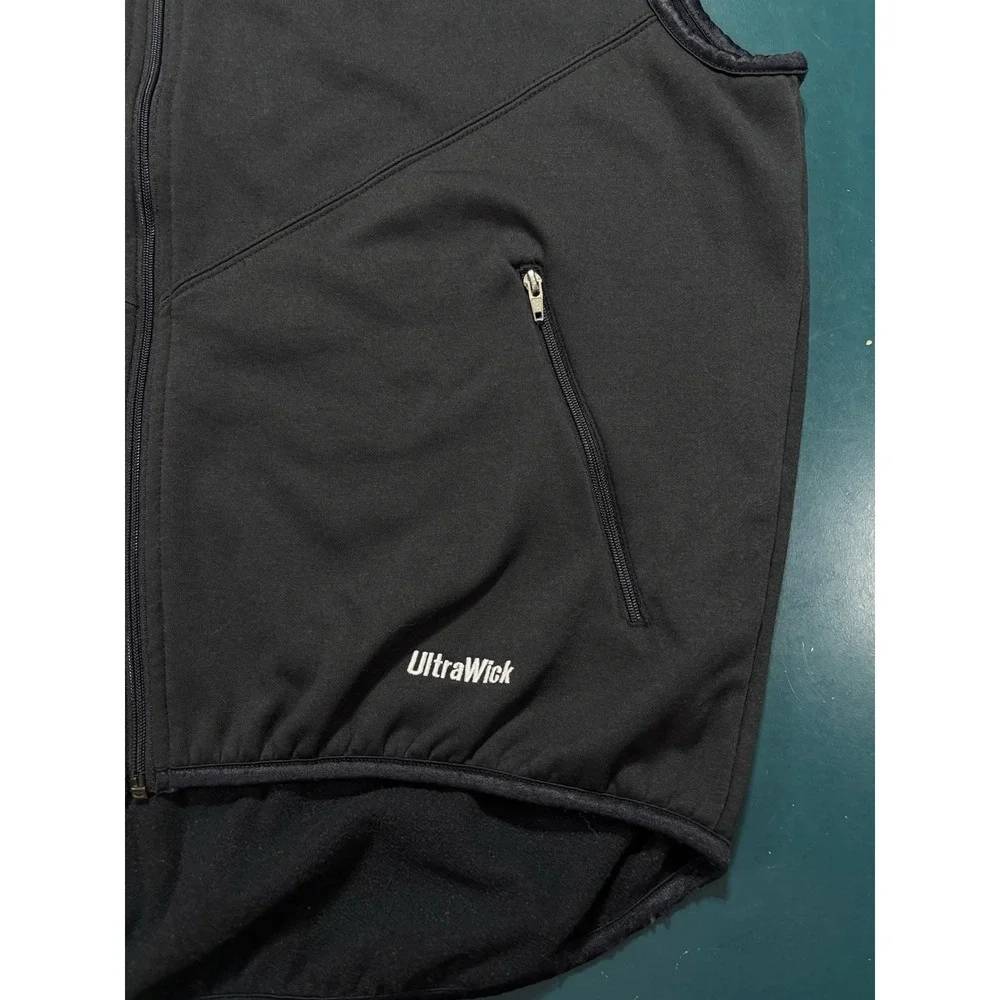 The North Face Ultra Wick Vest Men's XL Full Zip Black Lightweight Moisture Wick